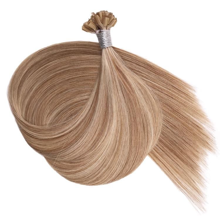 12A Raw Remy Virgin Aligned European Human Hair Double Drawn Flat Tip Hair Extension