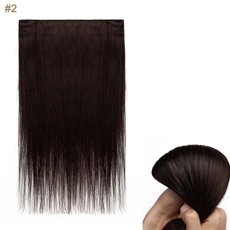 10-24 Remy Human Hair Clip in Straight Clip in Human Hair Extensions Around Head Hair Extensions Multi Color 18 Inches