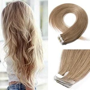 Top Quality Double Drawn Indian Cuticle Aligned Tape Hair Extensions