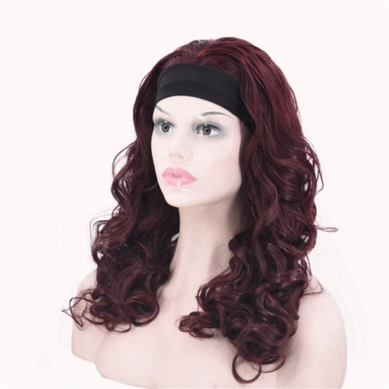 100% Human Hair Synthetic Wigs