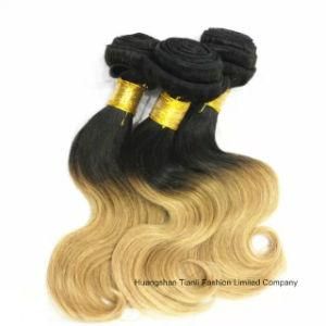 Factory Human Hair Extensions Body Wave Two Tone