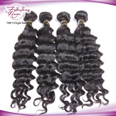 Loose Curly Hair Bundles Brazilian Human Extensions Virgin Human Hair