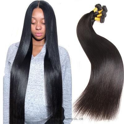 Alinybeauty Super Double Drawn 100g Women 1b Natural Remy Hair Bundles Brazilian Bone Straight Human Hair Extensions