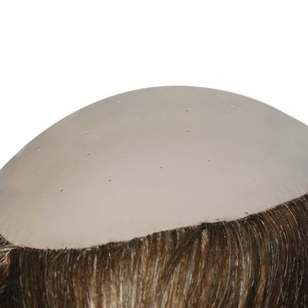 Special Color Silicon Injected Human Hair Replacement System