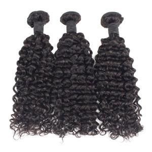 Morein 10A Grade Deep Curly Natural Human Hair Indian Hair Weaving Bundles