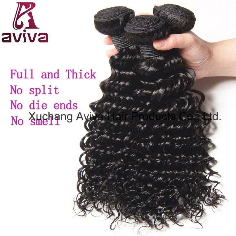 Deep Wave 100% Virgin Peruvian Natural Virgin Hair Extension