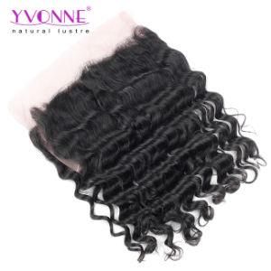 Yvonne 360 Full Lace Frontal Virgin Hair, 22.5&quot;X4&quot; Brazilian Loose Wave Human Hair Lace Frontal Closure