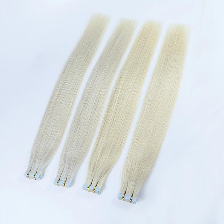 High Quality 12A 100% Raw Remy Tape in Human Hair Extension