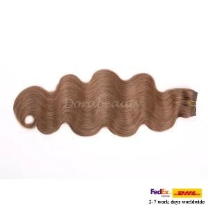 Russian Cuticle Aligned Blonde Human Hair Extensions in Wholesale Price