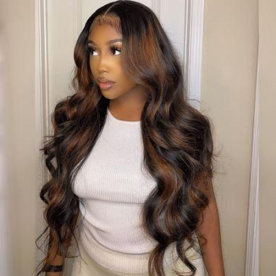 Highlight Honey Blonde Body Wave 13X4 Lace Front Wigs