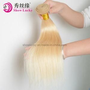Factory Original Hair Extension Light Blonde Color 613# Remy Virgin Chinese Human Hair