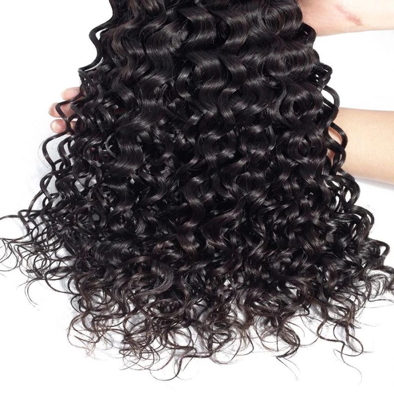 Luxuve Brazilian Ltaly Curly Human Hair Bundles Weft and Hair Weave Bundles 100% Unprocessed Virgin Hair