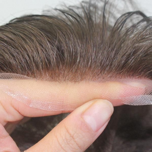Custom Made Non-Surgical Hair Replacement for Men with Remy Hair