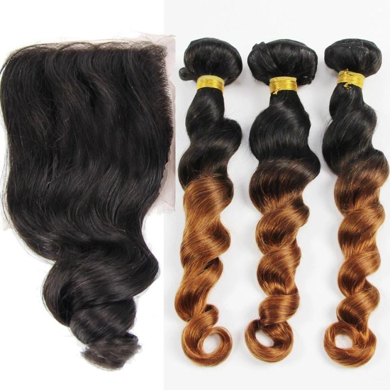 Ombre Peruvian Hair Body Wave Remy Human Hair Extensions Weave Bundles Two Tone Hair Bulk