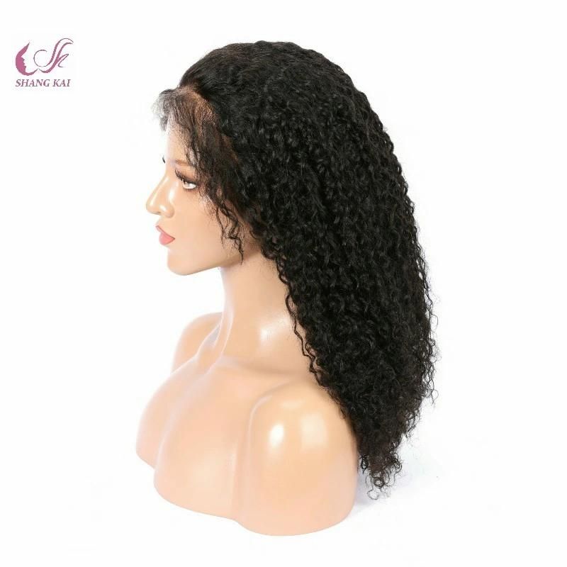 Remy Natural Raw Brazilian Virgin Hair Water Wave Wholesale Silk Top Human Hair Full Lace Front Wigs