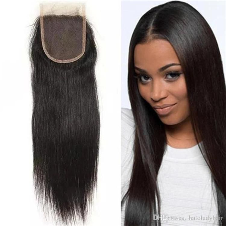 Kbeth Virgin Hair 4*4 5*5 6*6 13*4 13*6 Lace Frontal Toupee with Bundles Grade 10A Natural Black Straight HD Toupee Large Inventory