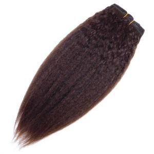 Brazilian Yaki Straight Dark Brown Clip-in 100% Human Hair
