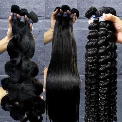 Luxuve Best Birthday Gifts, 100% Original Peruvian Human Hair, Cuticle Aligned Virgin Hair Body Wave Bundles with Closure Frontal