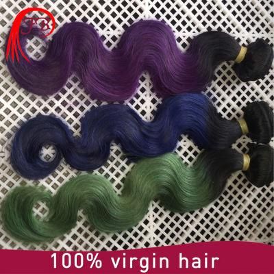 Wholesale 7A Body Wave Barzilian Remy Omber Color Human Hair