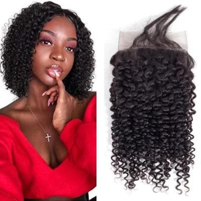 Kinky Curly Hair 13&quot;X4&quot; Ear to Ear Lace Frontal Closure
