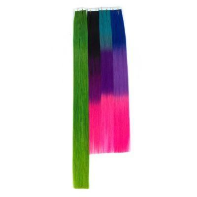 Multi Colors Tape Hair Extension Wholesale Hot Selling Tape Hair Extensions (AV-HE036T)