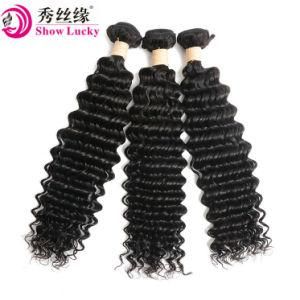 New Designed Natural Deep Wave Remy Hair Extension Virgin Chinese Human Hair Pieces