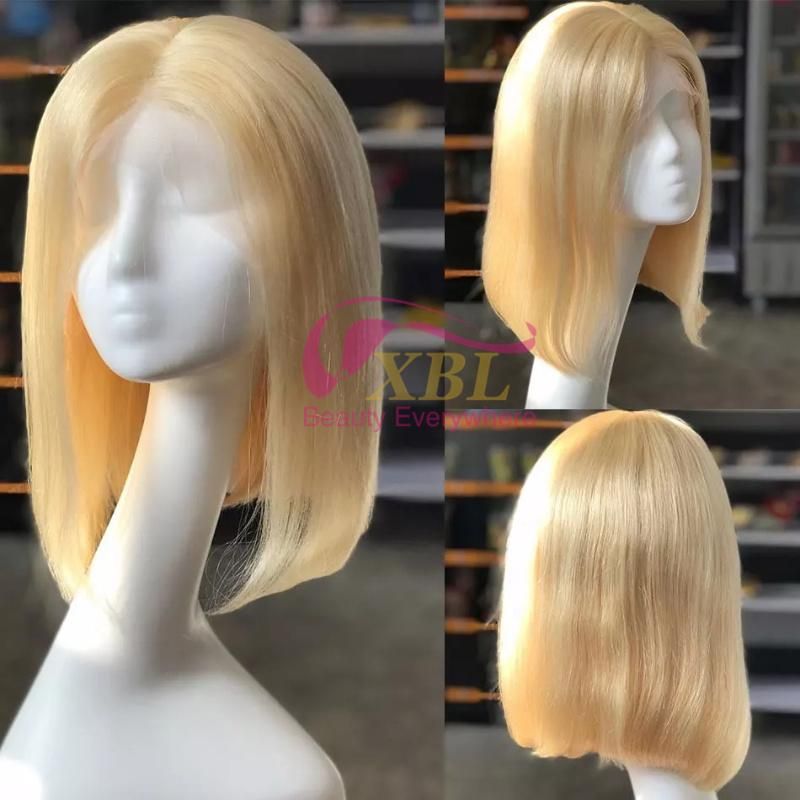 Blonde Color #613 Brazilian Human Hair Lace Frontal Ear to Ear Closure