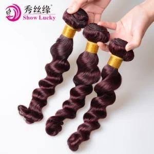 Full Cuticle Virgin Indian Loose Wave Red India Human Hair Extension