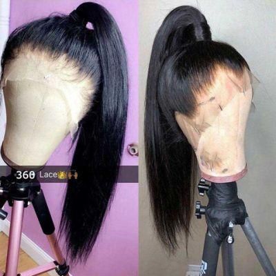 360lace Wig Straight Real Brazilian Hair