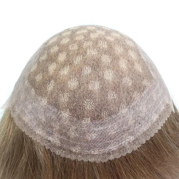 Lw780 Best Quality Human Hair Highlight Color Full Lace Hair Replacement Systems