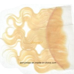 Wholesale Donor Raw Hair 613 Blond European Hair 13X2 Lace Closure Frontal
