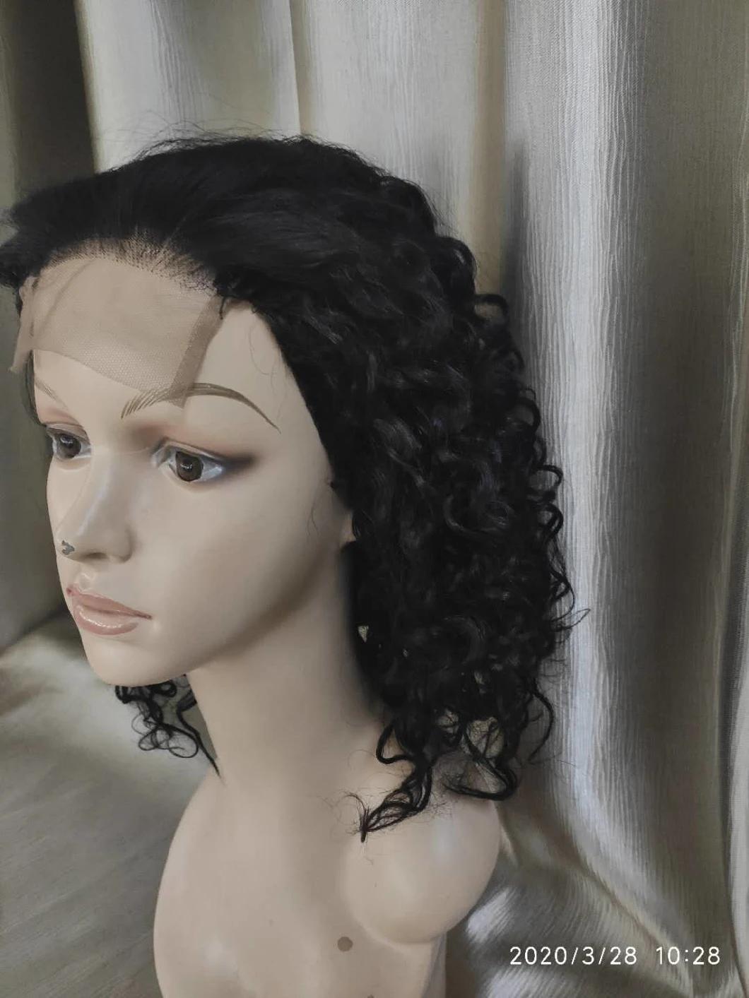 New Closure Water Wave Bob Wigs Brazilian Hair