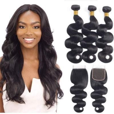 Human Hair for Sale Unprocessed Virgin Hair Bundles with Frontals, Frontal Closure Hair 13X4