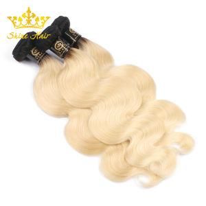 Unprocessed Virgin Human Hair Bundle with Blond Color of Body Wave