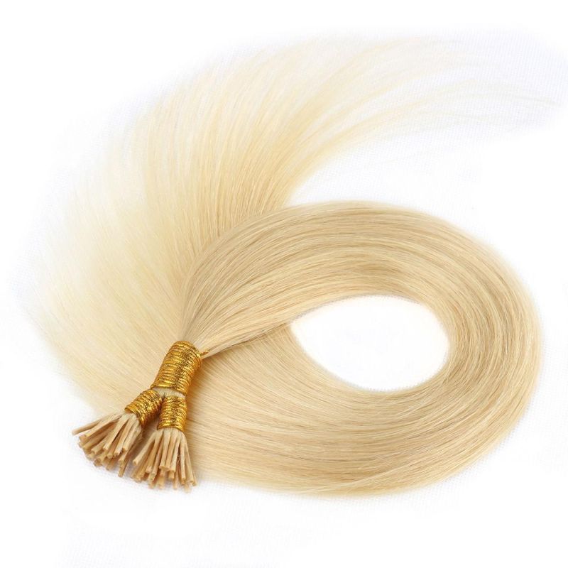 Best Quality Blonde Color Remy Keratin U Tip Hair Extension