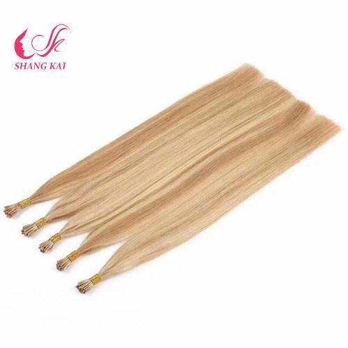 Factory Wholesale Long Lasting Fashion 100% Virgin Hair I-Tape Prebonded Hair Extension