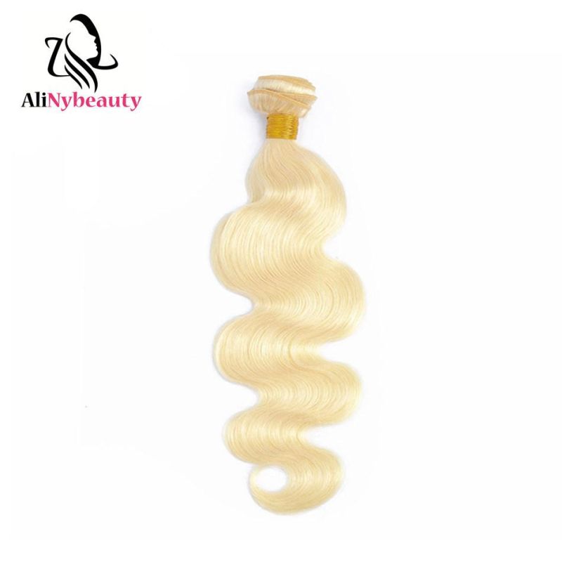 Alinybeauty Color 613 Body Wave Peruvian Human Hair Weave