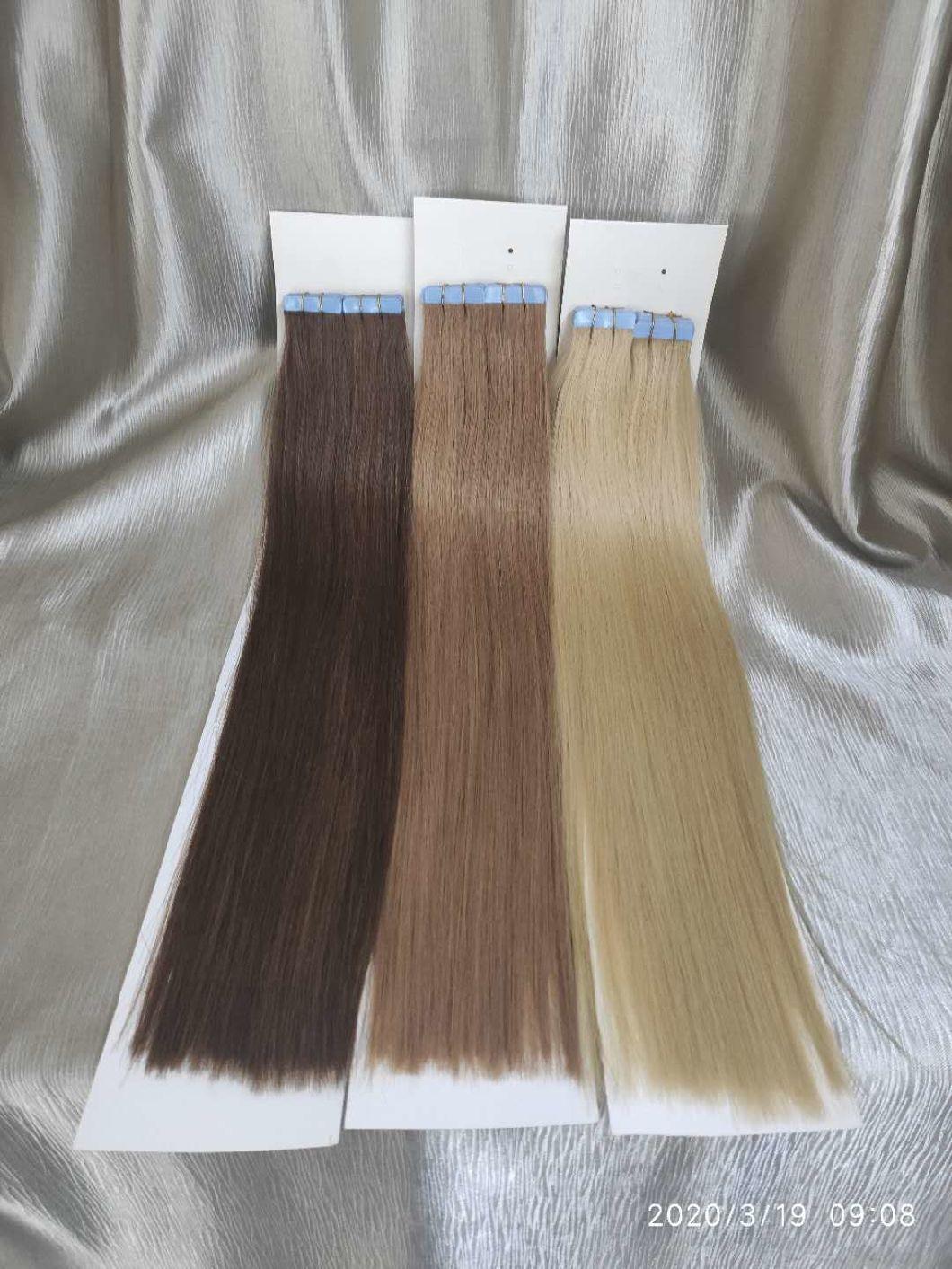 Brazilian Hair Extension Big Promotion Cheap Tape Hair Extenisons 18" 20" 22" 24" 20PCS/Lot Remy Human Hair Tape Thick Skin Weft