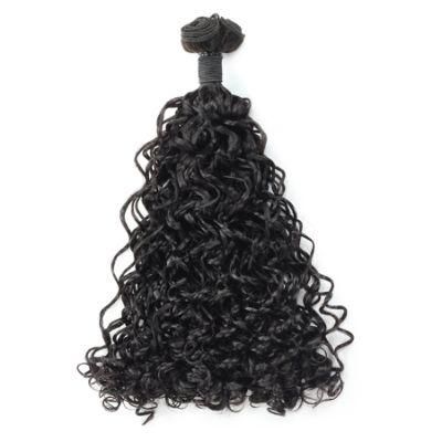 Double Drawn Kinky Curly Funmi Hair Bundles Wholesale Hair Extensions