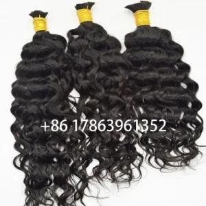 Natural Wave 10-30inch Human Hair Bulk Brazilian Virgin Hair Natural Color