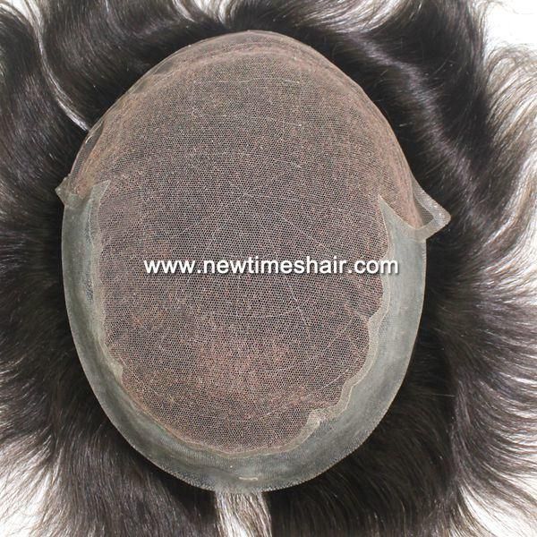 Men′s Toupee - Lace and PU Cobination - Providing Durbality and Comfort