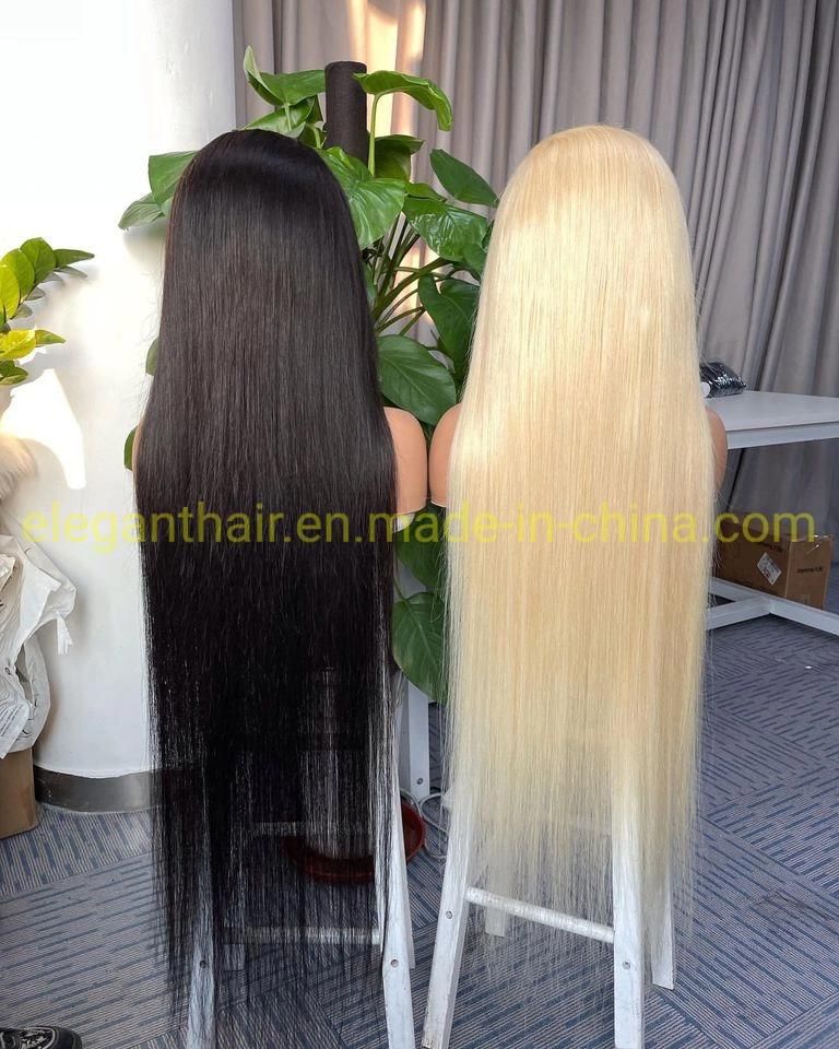 Water Wave Lace Front Wig 613 Blonde Straight Brazilian Human Hair Wig