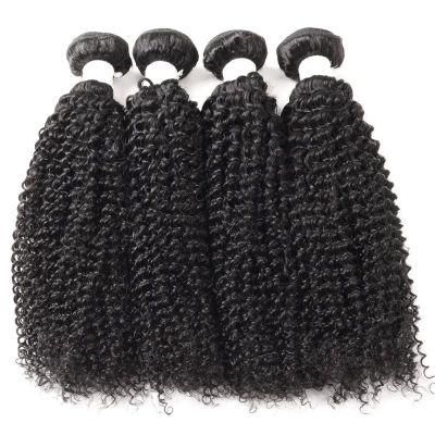 Raw Human Hair Extensions Virgin Remy Kinky Curly Human Hair Weaving Bundle