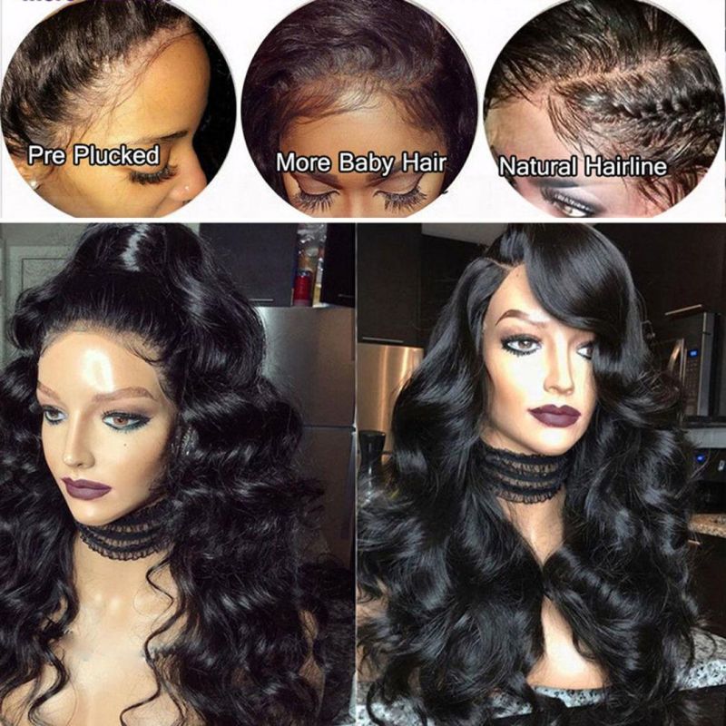Loose Wave Lace Front 4X4 Wigs with Closure Brazilian Remy Hair Pre Plucked Loose Wave Hair Wig 30 Inch 13X4 Lace Front Human Hair Wig 26 Inch