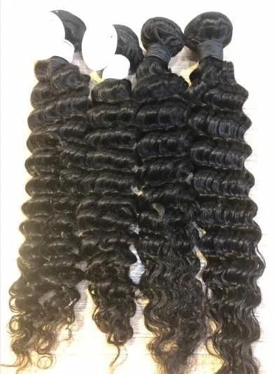 Good Quality Deep Wave Human Hair Cuticle Aligned Hair Extensions
