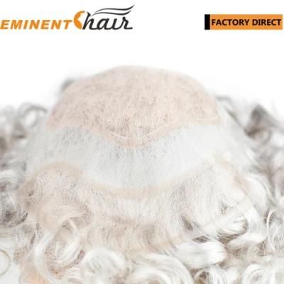 Factory Direct Lace Front Men&prime;s Grey Hair Replacement