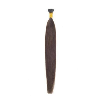 Natural and Straight Keratin I Tip Hair System for Women