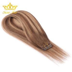 Balayage Color Hair Products 100% Virgin Human Hair with Tape in Hair Extension