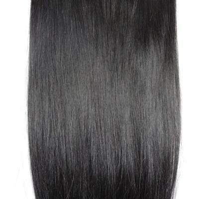 100g 18&quot; Machine Made Remy Hair 8PCS Set Clips in 100% Human Hair Extensions Full Head Set Straight Natural Hair