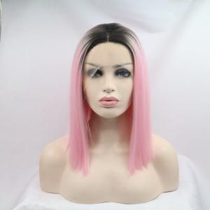 Wholesale Synthetic Hair Straight Lace Front Wig (RLS-155)